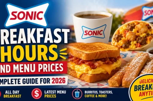 Sonic Breakfast Hours